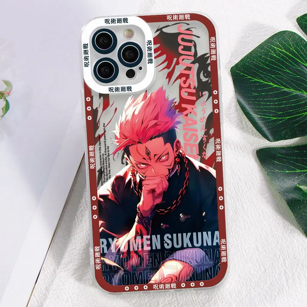 Jujutsus Kaisen Gojos Sugurus funda de teléfono para Oppo Realme, C67, C65, C63, C55, C53, C35, 12, 10, 9, 8i, 8, 7 Pro Plus, 4G, 5G - imagen 4