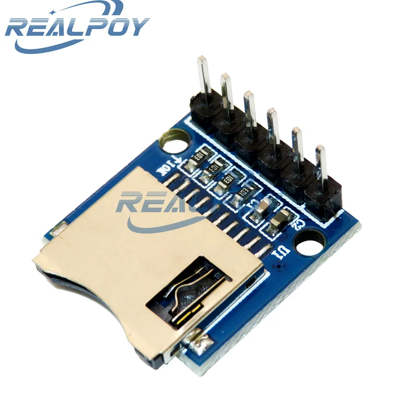 Placa de expansión de almacenamiento Micro SD, Mini tarjeta Micro SD TF, módulo de protección de memoria con pines para Arduino ARM AVR