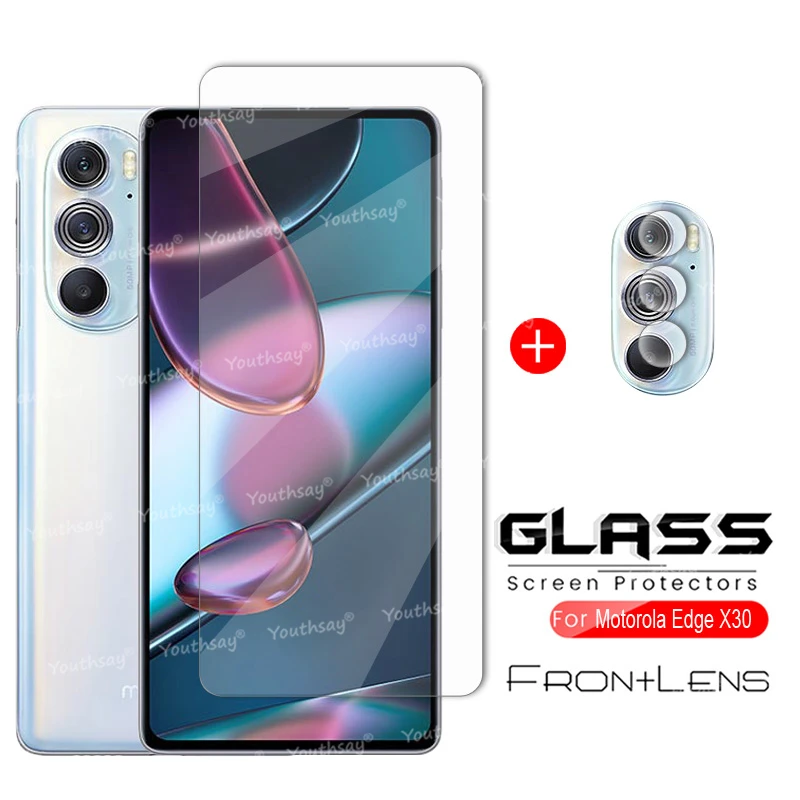 For Motorola Edge X30 Glass For Moto Edge X30 S30 Glass Screen Lens Camera Protector Film For Motorola Edge X30 Tempered Glass