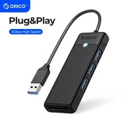ORICO Lector Tarjetas SD USB 3.0 con Carga PD 100W