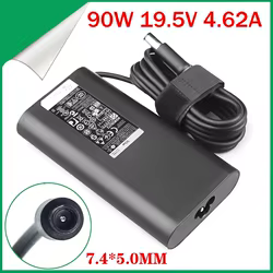 Cargador Dell 90 W para Portátil – Adaptador CA 19,5 V 4,62 A