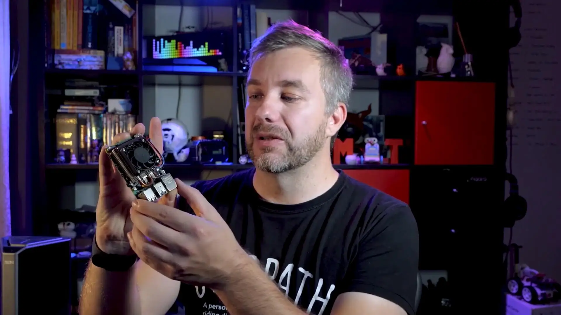 Nuevo Raspberry Pi 4B ventilador de refrigeración de torre de hielo ultrafino para ventilador de CPU RPI 4 modelo B - imagen 2