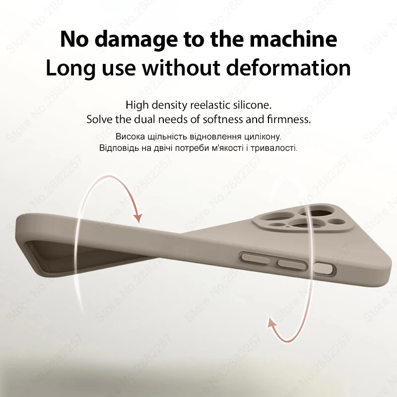 Phone Case, Funda movil de silicona líquida Original de lujo For iPhone 15, 14, 13, 12, 11 Pro Max Plus, fundas blandas a prueba de golpes, accesorios para teléfono - imagen 5