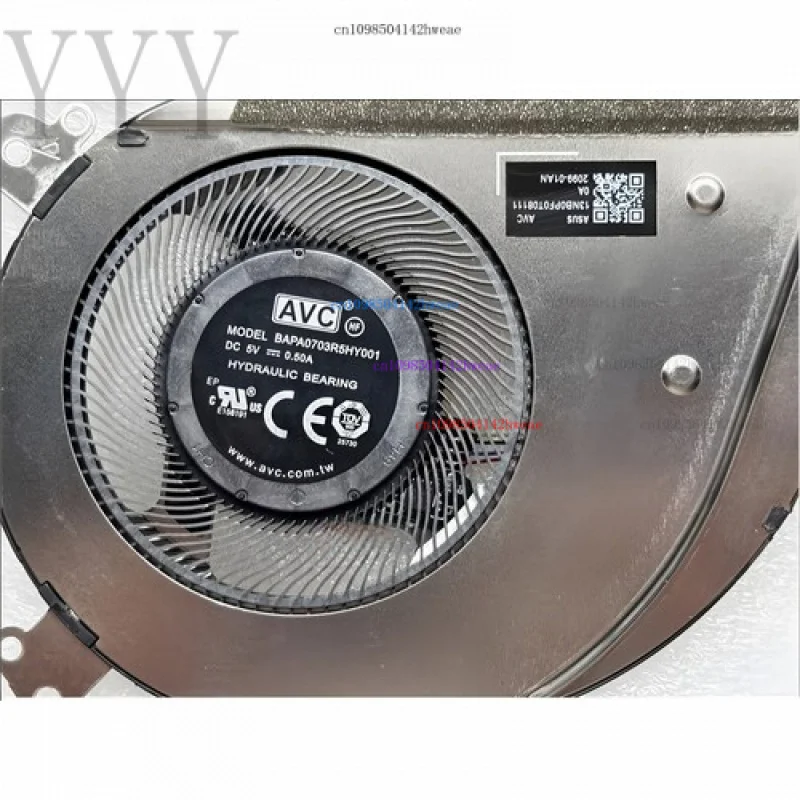 Para ventilador disipador de calor de refrigeración de CPU para ASUS ZenBook UX3000E UX393E EA UX393J DC5V - imagen 4