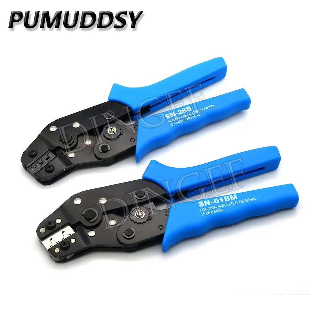 SN-28B SN-01BM tipo trinquete enchufe DuPont XH2.54 2,8 PH2.0 abrazadera de prensado de Terminal Ues para conector Servo RC JR herramienta de bricolaje