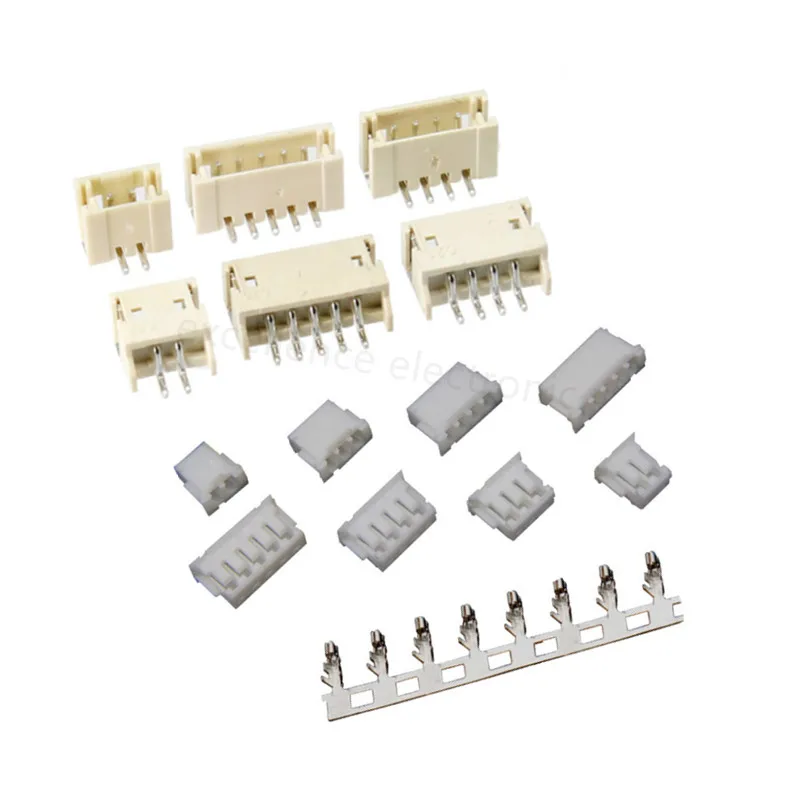10 Juegos Conector Pines ZH1.5 2/3/4/5/6/7/8/9/10 Paso 1.5mm Cabezal Pines SMD Vertical Horizontal + Carcasa + Terminal - Vista principal del producto
