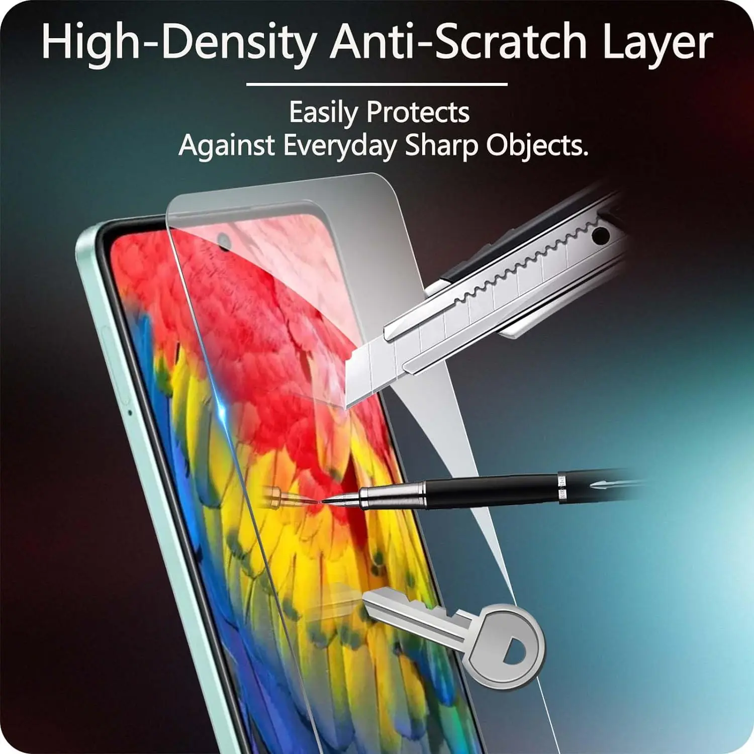 Protector de pantalla de vidrio templado 2.5D 9H, película de lente de cámara para OPPO A79 5G A2 A18 A38 A58 A78 4G 5G - imagen 4