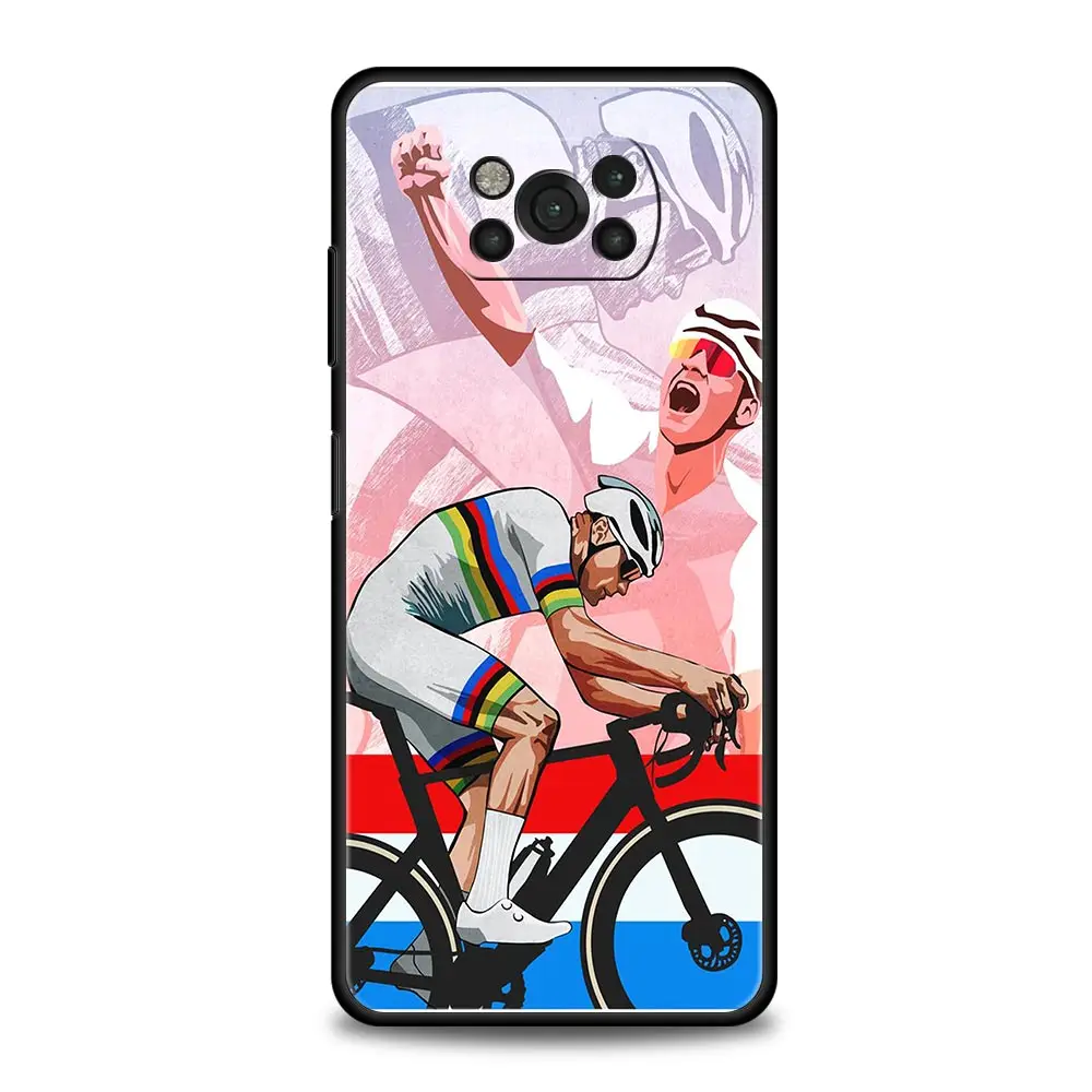Funda de teléfono para bicicleta de montaña, protector artístico para Xiaomi Poco X6 X5 Pro X4 X3 NFC F5 Pro F4 F3 GT M5 M4 Pro 5G M3 C51 C50 C55 - imagen 4