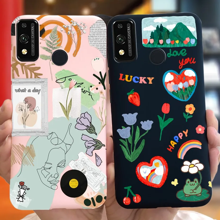 Para Honor 9X Lite JSN-L21 funda de teléfono Honor 9X STK-LX1 encantadora impresión macarrón fundas blandas de silicona para Honor9X 9 X Lite - imagen 3