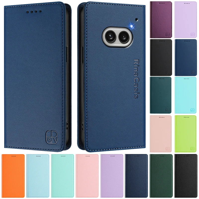 For Nothing Phone 2A Funda con ranuras tipo billetera para Nothing Phone 2a Funda para Nothing Phone (2A) A142 Funda magnética con tapa Funda Coque - imagen 2