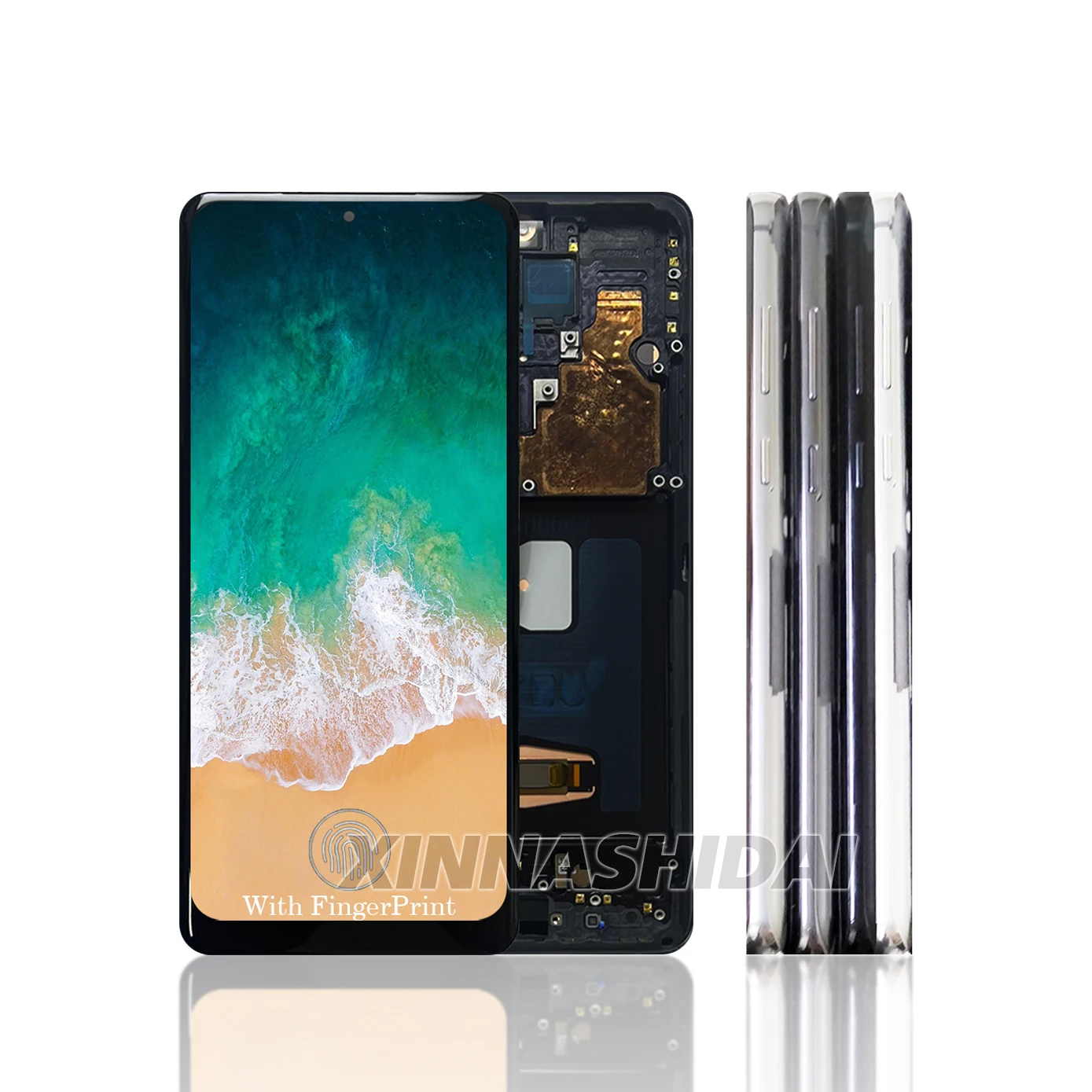 AAAAAA + calidad OLED para Samsung Galaxy S20 Ultra 5G tamaño pequeño pantalla LCD marco de pantalla táctil digitalizador montaje - imagen 3