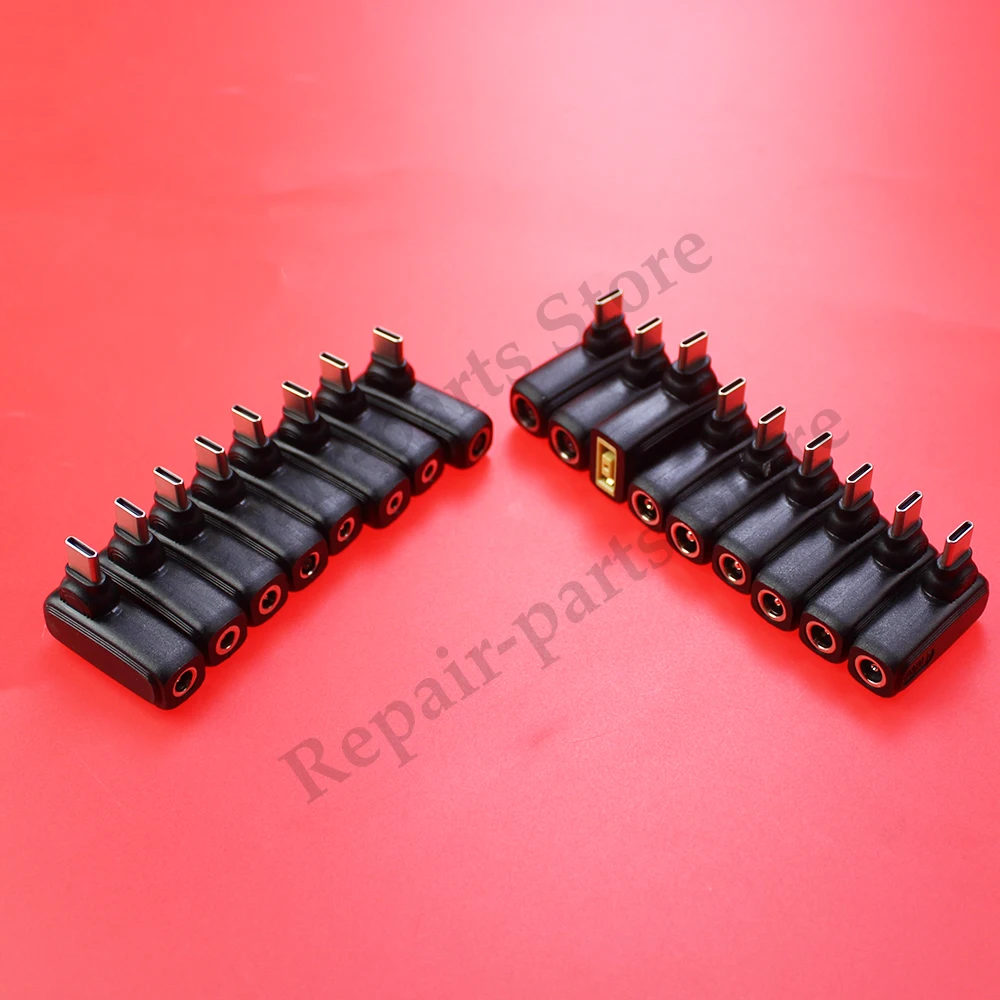 Adaptador de corriente de 100W cc a USB C PD, convertidor para Lenovo, Asus, Hp, Dell, Acer, cargador de ordenador portátil a 5V, 9V, 20V, Conector de cargador tipo C - imagen 5