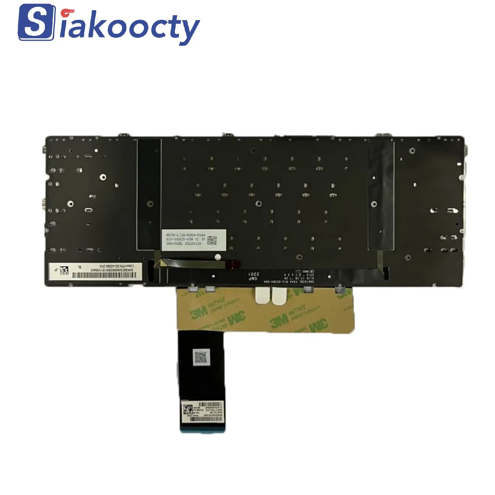 Teclado JP para portátil HP 15m-es 15m-eu 15-es 15-eu 15-ep 15t-ep, Teclado retroiluminado, plateado, japonés, nuevo - imagen 3