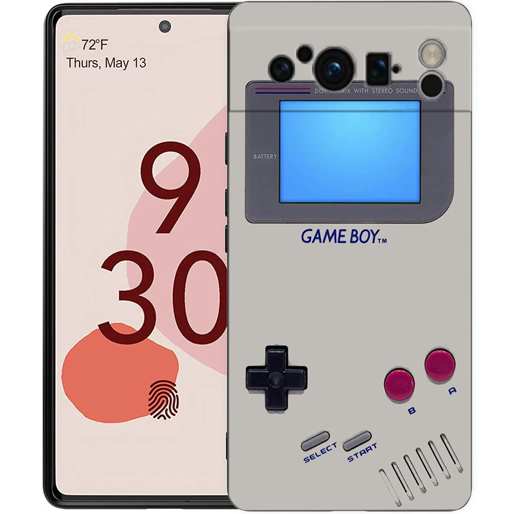 Funda de teléfono Vintage GamePad de videojuegos para Google Pixel 8 7 6 Pro 6A 7A 5G, funda negra de silicona suave a prueba de golpes, Fundas de TPU - imagen 5
