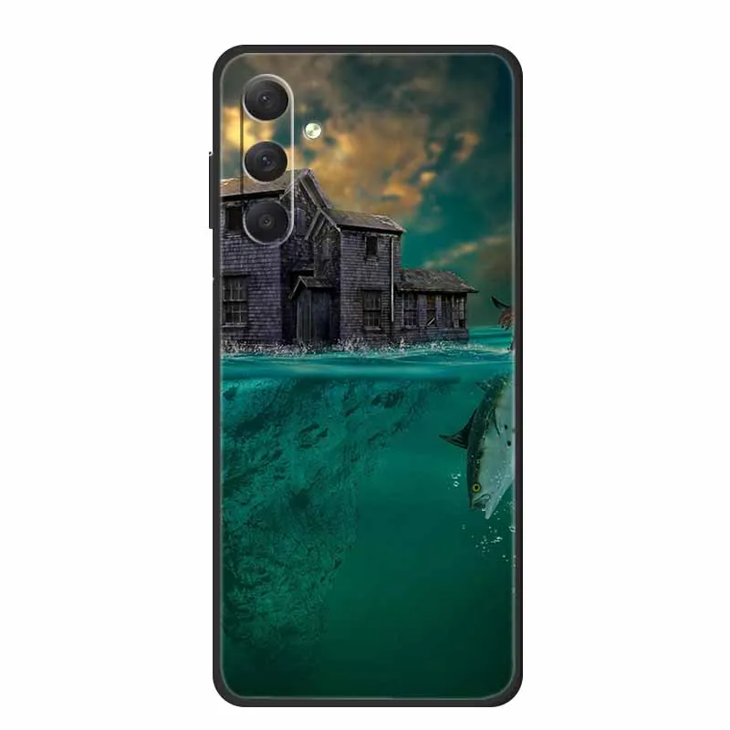 Para Samsung Galaxy F54 M54 5G M34 5G funda Original de silicona suave TPU fundas de teléfono contraportada para SamsungM54 Fashion Planet Coque - imagen 2