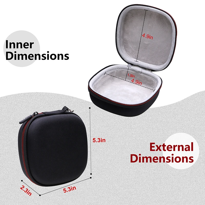 LTGEM Estuche rígido EVA para binoculares BAK4 para adultos Bolsa de almacenamiento de transporte 15x25 - imagen 3