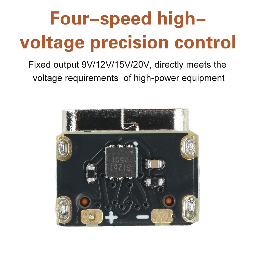 Mini señuelo módulo de carga rápida PD3.0 PD3.1 QC2.0 disparador de voltaje PD a CC módulo de carga rápida tipo C 9V 12V 15V 20V salida - imagen 2