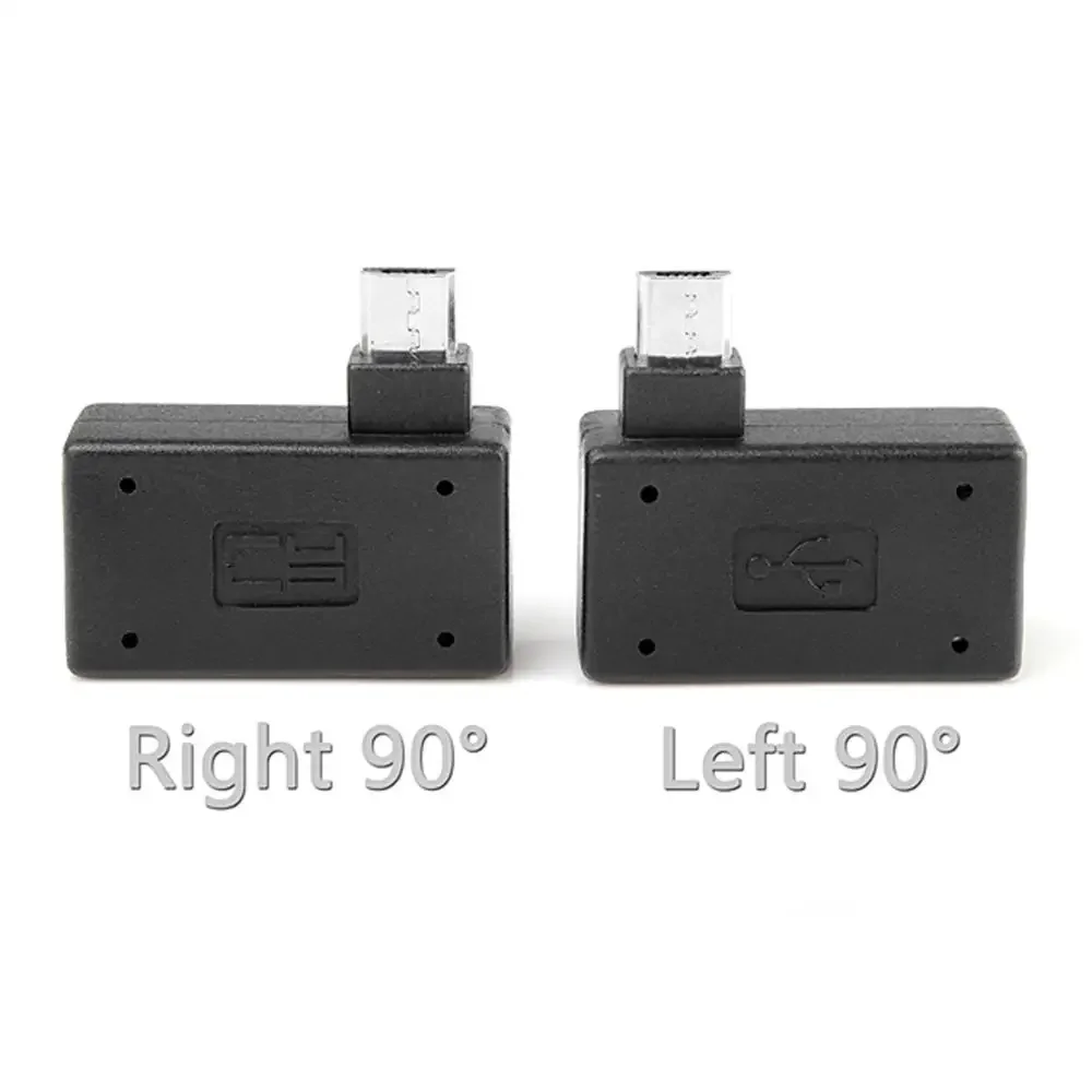 Adaptador Micro USB OTG 90 Grados Fire Stick TV Snes Mini Classic Nes Mini Fuente Alimentación Ángulo Izquierdo Derecho - imagen 4