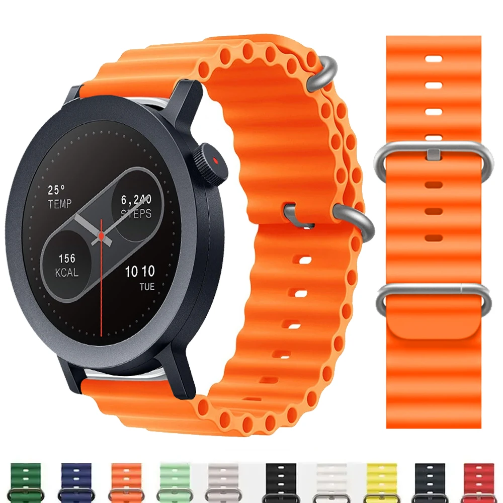 Correa oceánica de 20mm para CMF Watch Pro 2, pulsera de repuesto impermeable transpirable para CMF Watch Pro Watch Pro, pulsera de 22mm