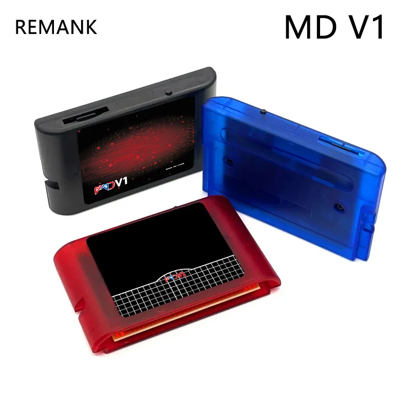 REMANK MD V1 emulador para Mega Drive cartucho MD tarjeta Flash para SEGA Genesis Mega Drive consola accesorios MD V1 Flash