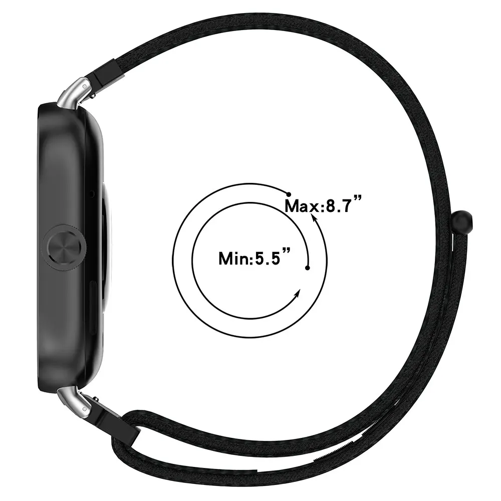 Correa de nailon para reloj Xiaomi Redmi 4, pulsera trenzada de tejido elástico para reloj deportivo Redmi Watch4 - imagen 5