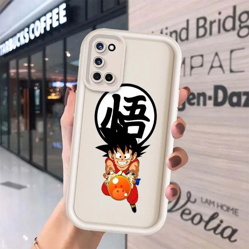 D-Dragon Ball lindo Goku para OPPO A96 A95 A92 A77 A74 A73 A72 A58 A57 A55 A54 A53 A52 funda de teléfono con escalera ocular - imagen 4
