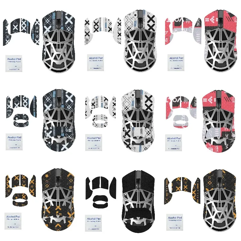 Cinta de agarre antideslizante para ratón, pegatina de Skate para WLmouse MAX Gaming Mouse e-sports Gamer Accessories Suck Sweat, antideslizante Gamer Office