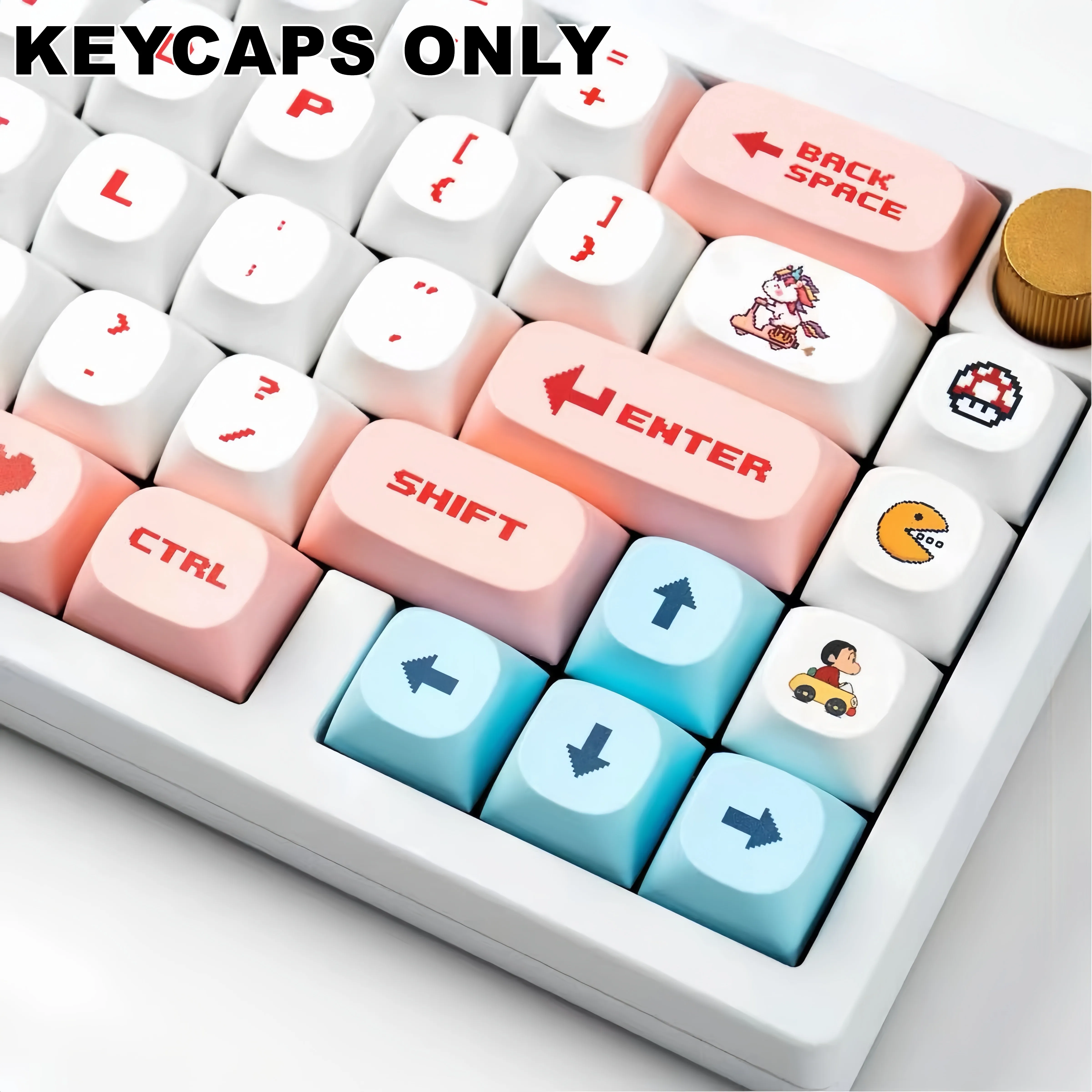 Juego de teclas Arcade Warrior de 125 teclas, teclas de perfil XDA de material PBT para teclado mecánico MX, regalo de Navidad con tema de juegos - imagen 4