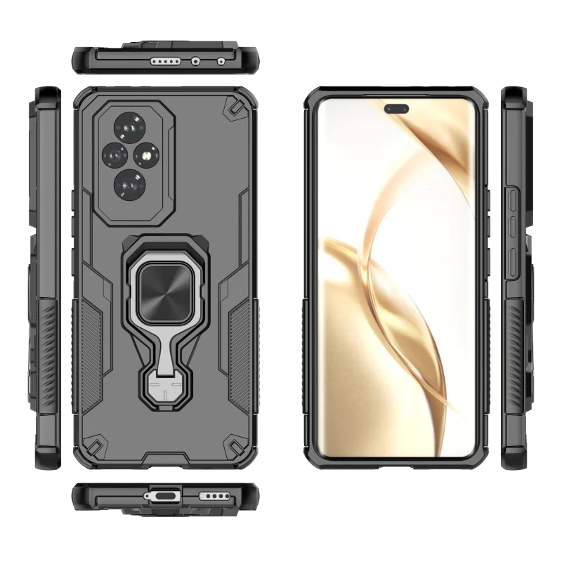Para Honor 200 funda Huawei Honor 200 Capas nueva a prueba de golpes atracción magnética adsorción soporte de anillo de Metal Fundas Honor 200 - imagen 2
