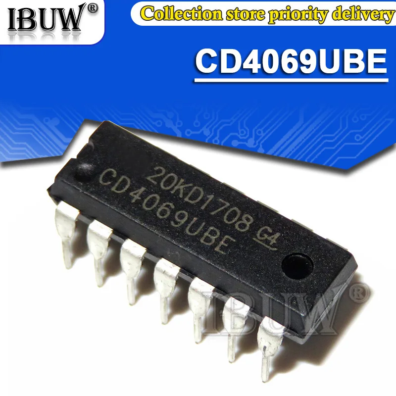 10 Uds CD4069UBE DIP14 CD4069 DIP-14 DIP