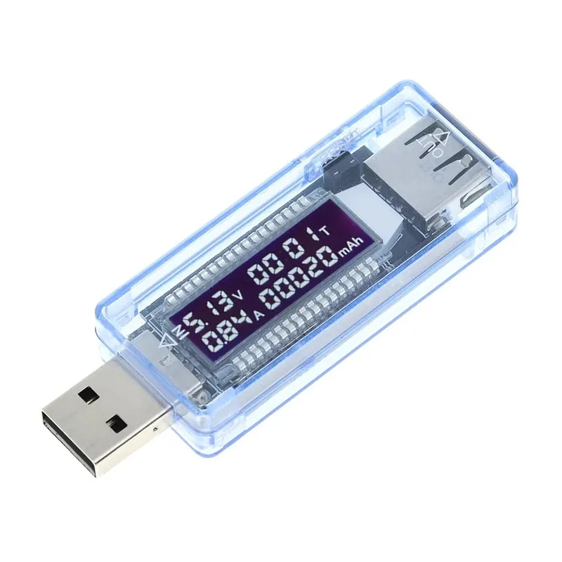 Probador USB, probador de capacidad del cargador de voltaje de corriente, medidor de voltaje de corriente, pantalla de tiempo, Detector de energía móvil, prueba de batería - imagen 3