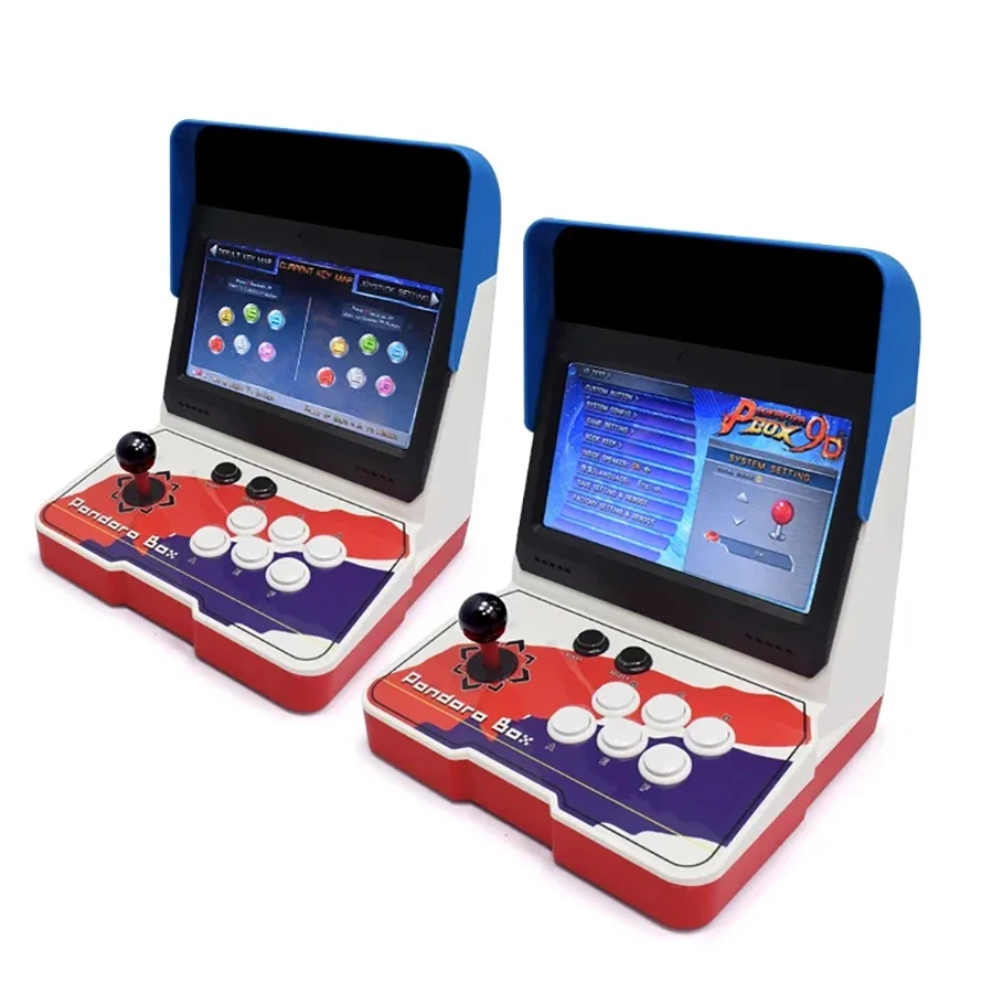 Consola de juegos Pandora's Box 9D de escritorio de 10,1 pulgadas, Mini máquina de juego Arcade de un solo jugador de 32G, 2500 juegos compatibles con función Turbo - imagen 5