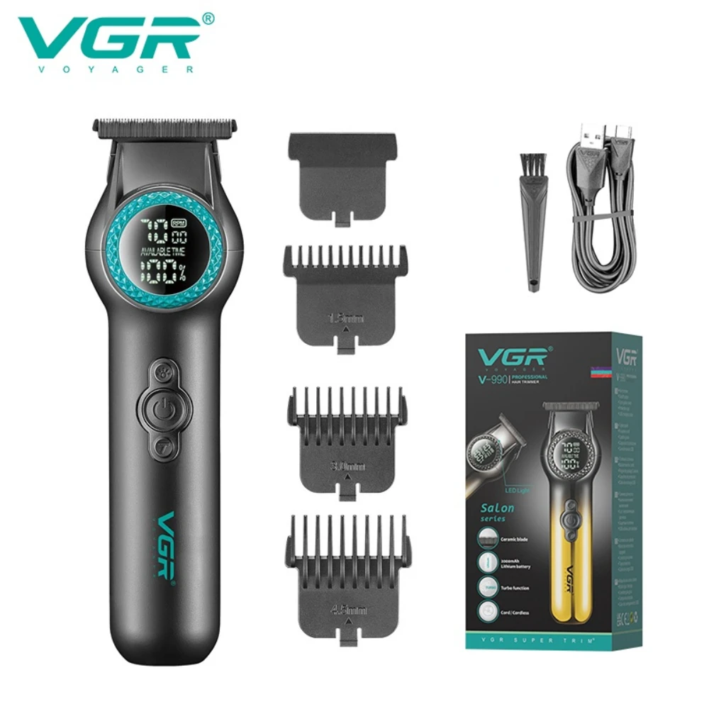 VGR V-990 Cortapelos Profesional Recargable Inalámbrico - imagen 2