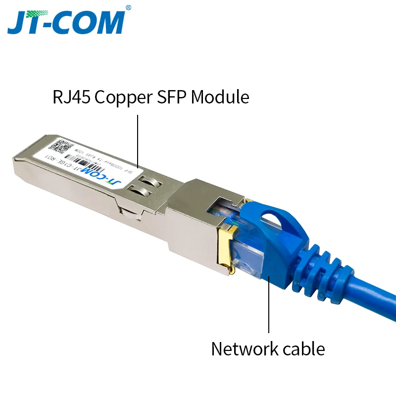 Módulo transceptor SFP de cobre RJ45 de 1,25G 1000Base-Tx Ethernet Gpon Olt fibra óptica FTTH Compatible con con interruptor Cisco/Mikrotik - imagen 2