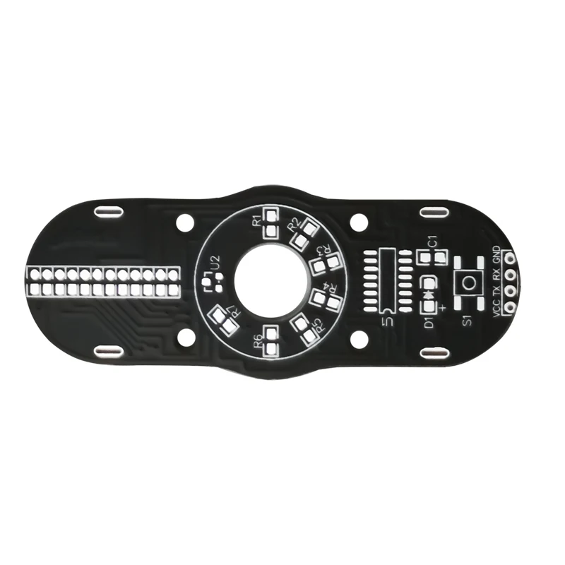 Giroscopio giratorio LED con punta de dedo, Kit electrónico de bricolaje, SMD, divertido, soldadura, práctica, piezas sueltas - imagen 4