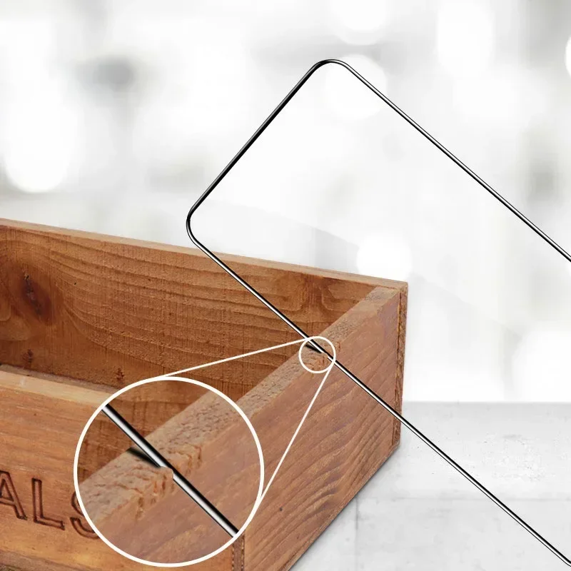 Vidrio templado de borde negro para Asus ROG Phone 9 Pro Rog9 Rog9Pro Protector de pantalla película protectora de vidrio de cubierta completa antiarañazos - imagen 3