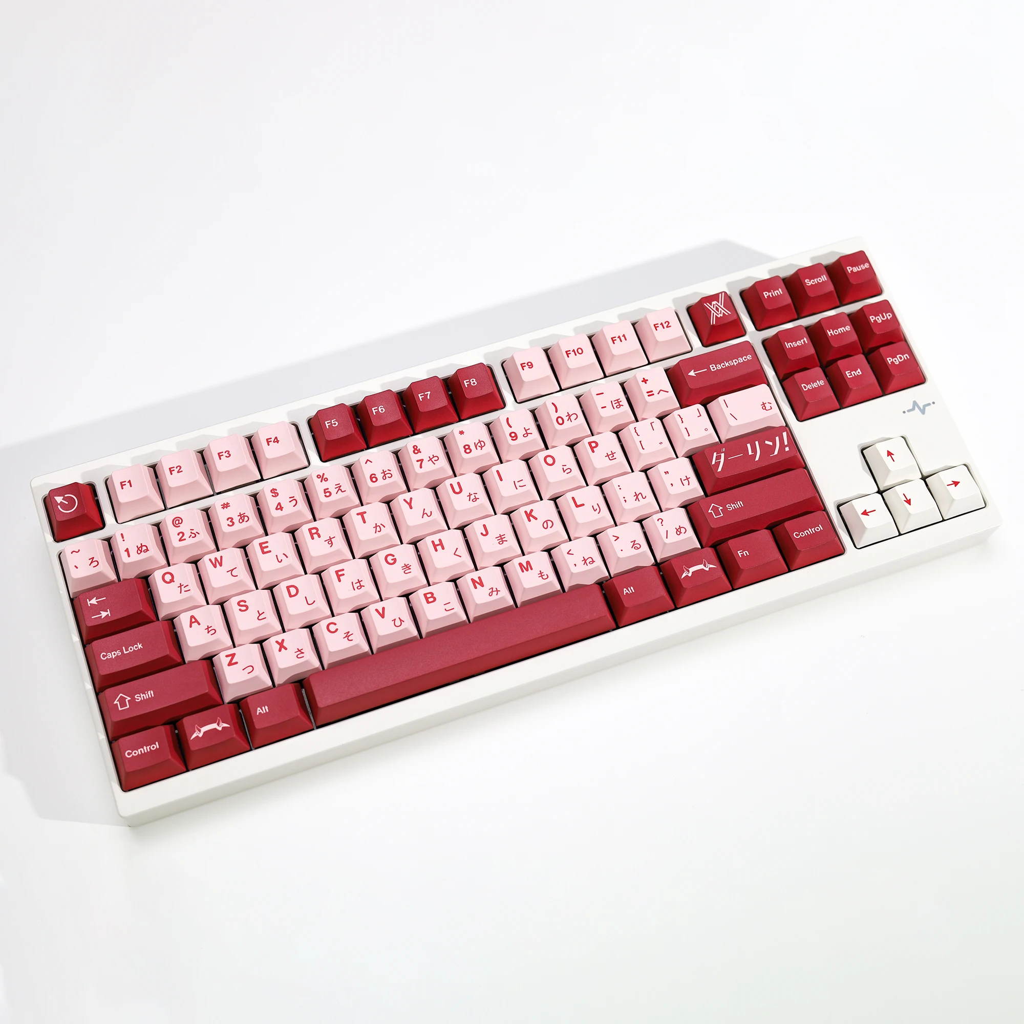 KBDiy GMK Darling Keycaps japonés PBT Retro Alice Cherry perfil ISO Keycap para MX Switch 60 Teclado mecánico para juegos Aula - imagen 5