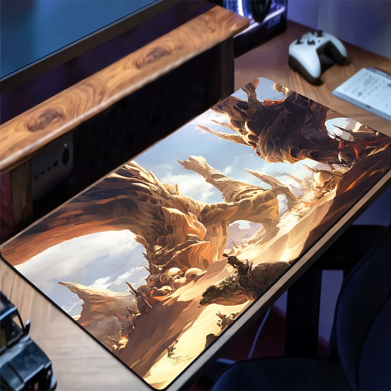 Alfombrilla de ratón para juegos, alfombrilla de escritorio de goma, s-star w-wars Luke Skywalker, antideslizante, PC, portátil, Gamer, accesorios de escritorio, alfombrilla para teclado - imagen 2