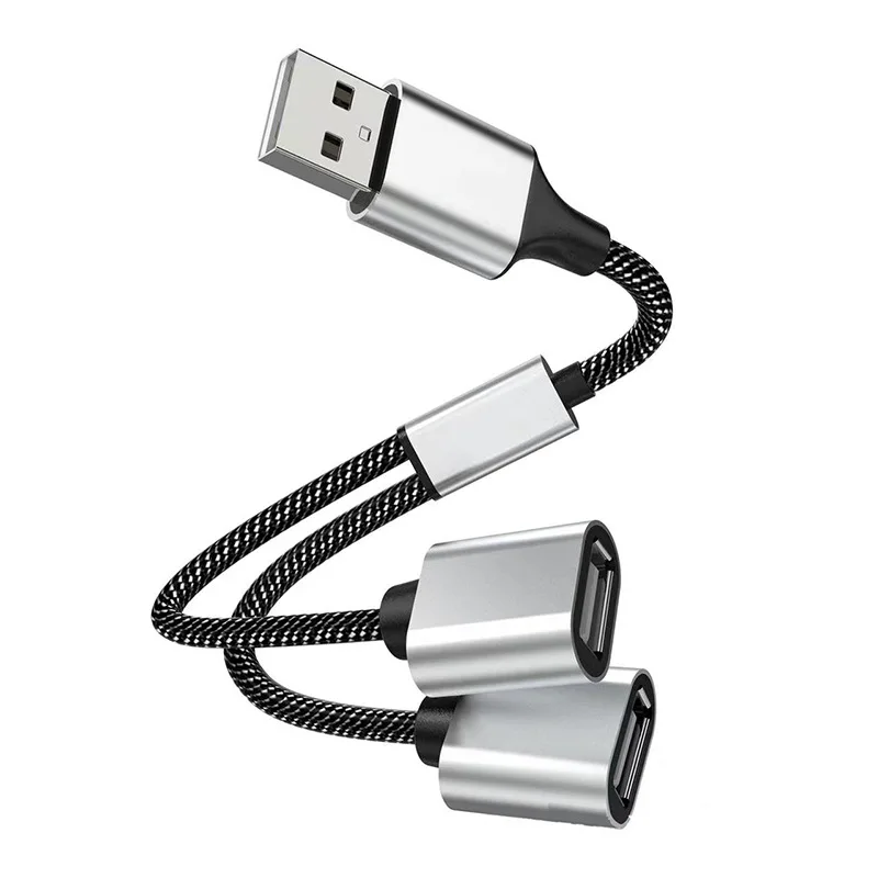 Extensiones de concentrador USB tipo C, divisor de Cable USB de 4 puertos, adaptador de transferencia de alta velocidad OTG, convertidor portátil para PC, portátil, Macbook Pro - imagen 4