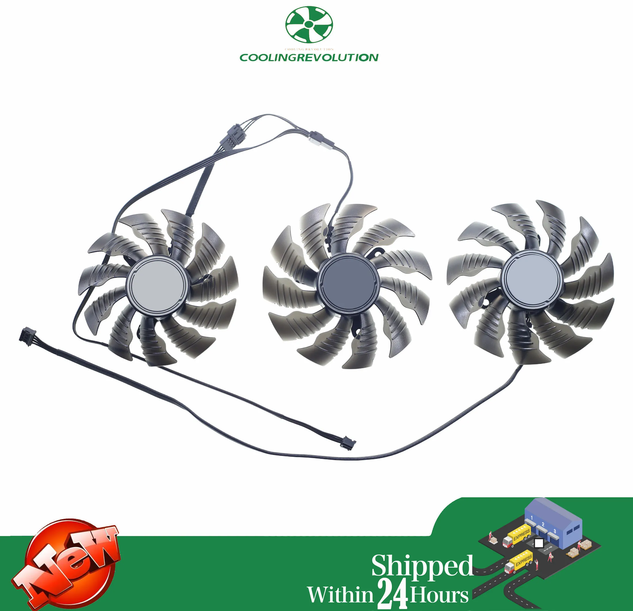 Ventilador Gigabyte RTX 3080/3090 Gaming OC – Refrigeración GPU 4Pin 12V - imagen 3