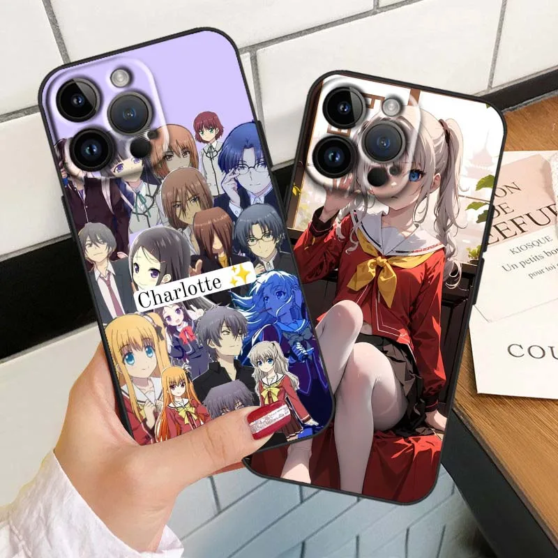 Funda ANIME Nao Tomori para Apple iPhone 12 11 8 7 6 6S XS XR X SE Mini Plus Pro Max funda de teléfono negra
