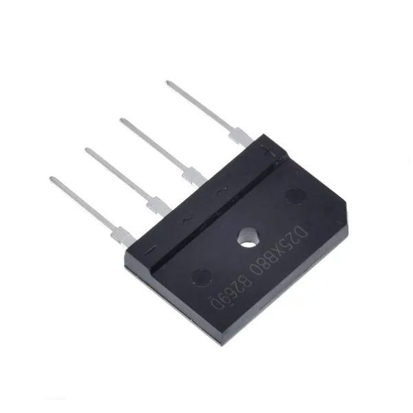 Pilas de puente rectificador de alta potencia para cocina de inducción D25XB80 DIP-4 25A 800V - imagen 2