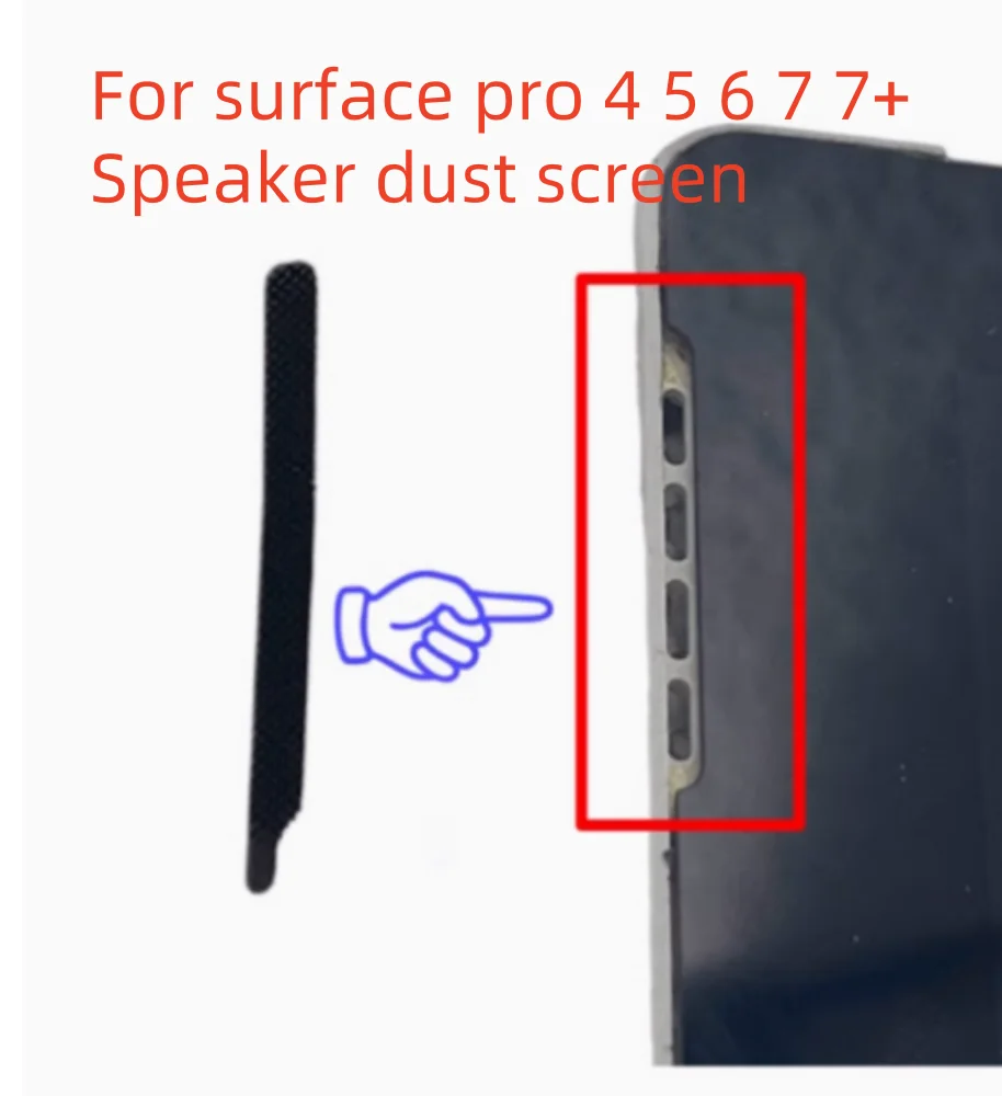 Para Surface pro4 pro5 pro6 pro7 pro7 + altavoz pantalla antipolvo 1724 1796 1866 1960 red de altavoces