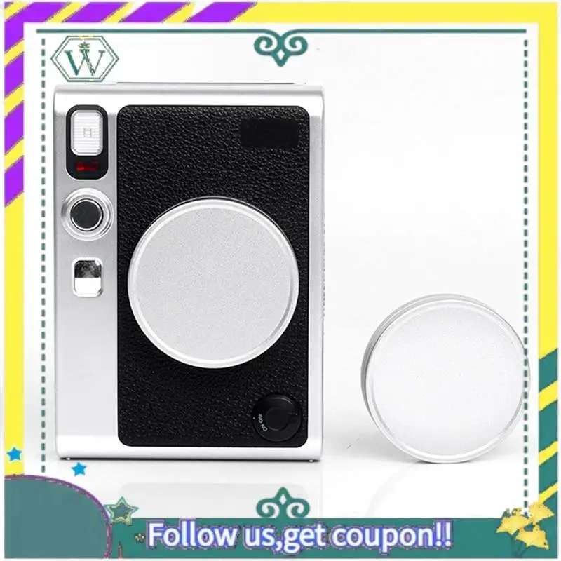 Tapa de lente frontal de aleación de aluminio A28Q, cubierta protectora de lente de cámara para piezas de repuesto de cámara Instax Mini EVO - imagen 2