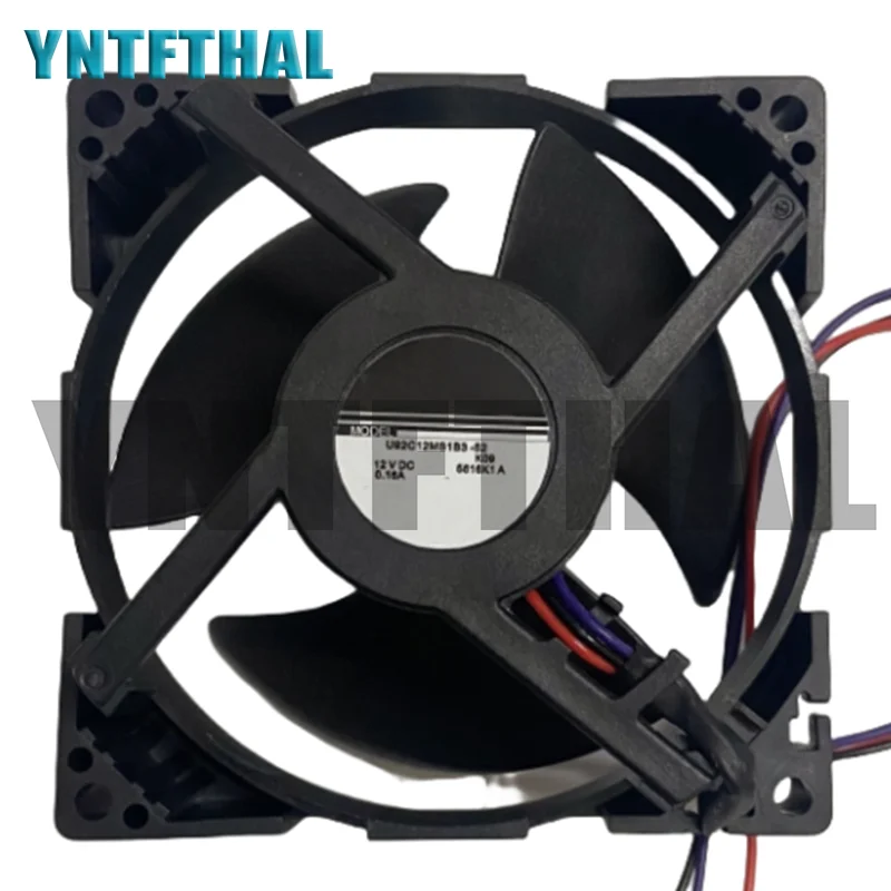 Nuevo U92C12MS1B3-52 DC12V 0.16A K9 4916L3 ventilador de refrigeración de 3 pines bien probado - imagen 2