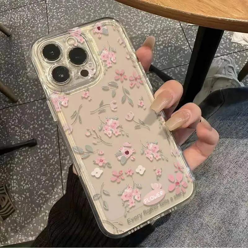 Funda con estampado de hojas y flores Vintage para Realme C53 C55 C67 C63 C33 C30 C35 C51 C21Y C25Y C20 8i 9i 9 10 12 Pro Plus 8 9 Pro 5G - imagen 4