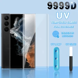 Protector de pantalla 3D vidrio templado UV para Samsung