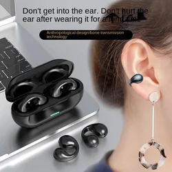 Auriculares Conducción Ósea Bluetooth 5.3 – Sonido 3D Deportivo con Micrófono