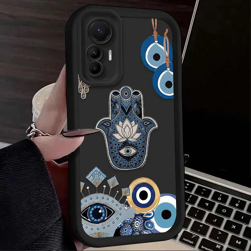 Funda Evil Eye Art Love Heart para Xiaomi Poco X7 X6 X5 X3 NFC F7 F6 F5 F3 M7 M6 Pro 4G 5G Mi 12 11 Lite NE 5G 13T 12T 11T 14T Pro - imagen 4