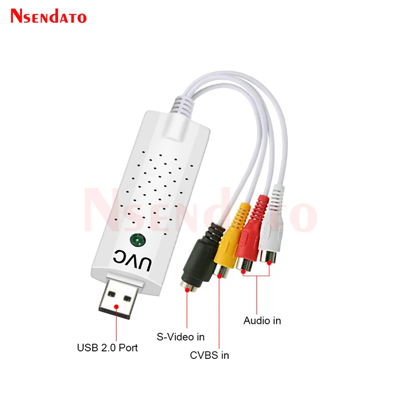 Adaptador de Captura USB 2.0 UVC Portátil VHS a DVD - imagen 4